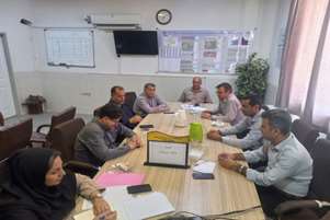 برگزاری کمیته پدافند غیر عامل در شبکه بهداشت و درمان شهرستان زرین دشت